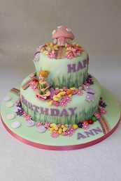 fairy garden sweet cake